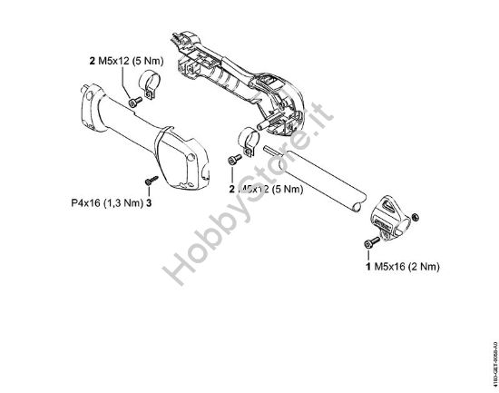 Coppie di serraggio Motori Kombi (KM) KM 111 R della marca STIHL