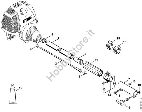 Stelo Motori Kombi (KM) KM 130 R della marca STIHL