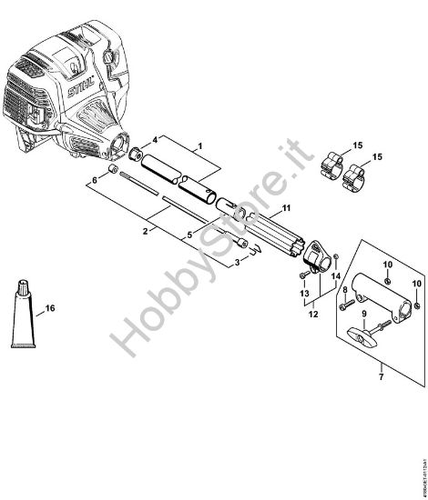Stelo Motori Kombi (KM) KM 131 R della marca STIHL