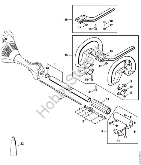 Stelo, Impugnatura circolare Motori Kombi (KM) KM 55 R della marca STIHL