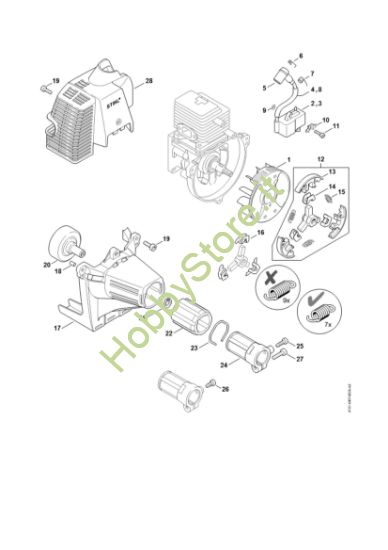 Picture of Impianto di accesione, Frizione KM 85
