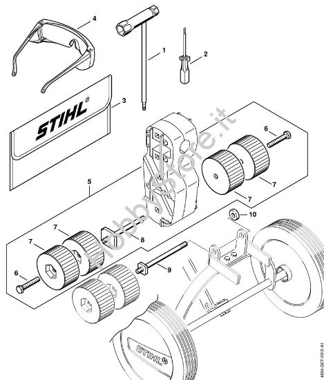 Attrezzi, accessorio a richiesta MultiMotore (MM) MM 56 della marca STIHL