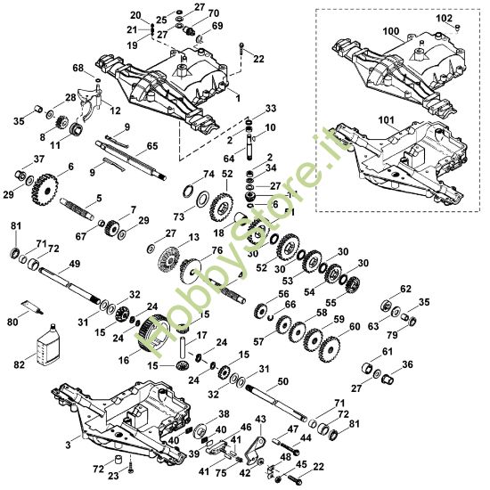 Picture of B - Riduttore MST 205 - 576