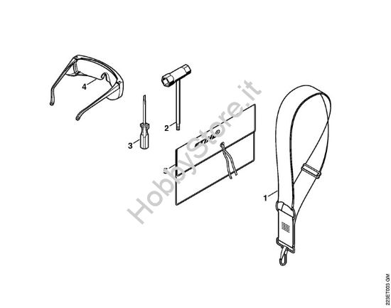 Attrezzi, accessorio a richiesta Spazzatrice a spazzola rotanti (KW) KW 85 della marca STIHL