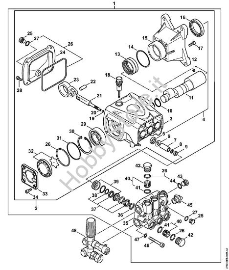 Pompa Idropulitrice a benzina (RB) RB 800 della marca STIHL