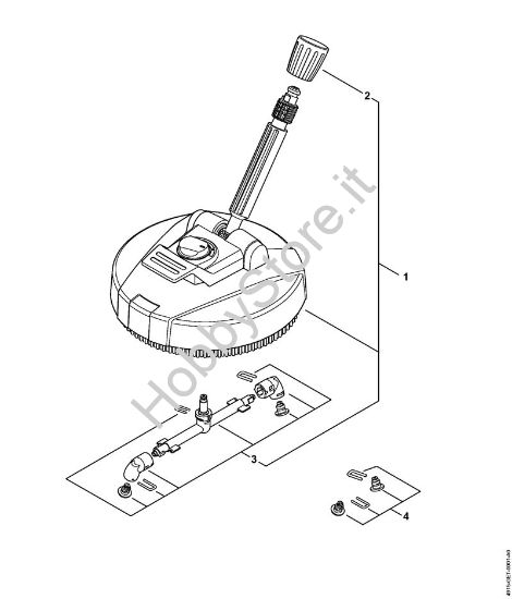 Appliciazioni pulitrice per superfici RA 82    06/2019 Idropulitrice elettrica (RE) RE 100 della marca STIHL