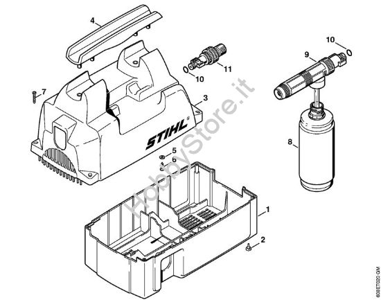 Cappottatura Idropulitrice elettrica (RE) RE 101 K della marca STIHL