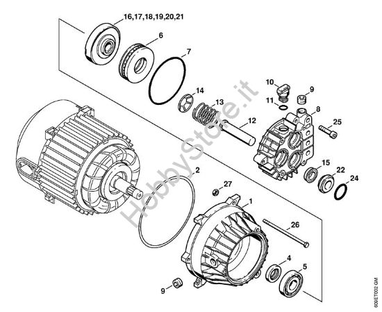 Pompa Idropulitrice elettrica (RE) RE 102 K della marca STIHL