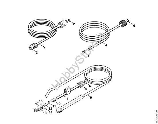 Attrezzi, accessorio a richiesta Idropulitrice elettrica (RE) RE 102 KM della marca STIHL