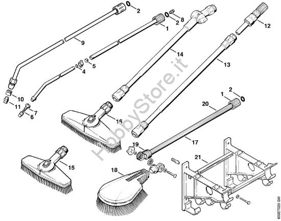 Attrezzi, accessorio a richiesta Idropulitrice elettrica (RE) RE 104 K della marca STIHL