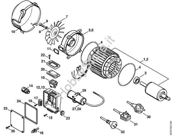 Elettromotore Idropulitrice elettrica (RE) RE 104 KM della marca STIHL