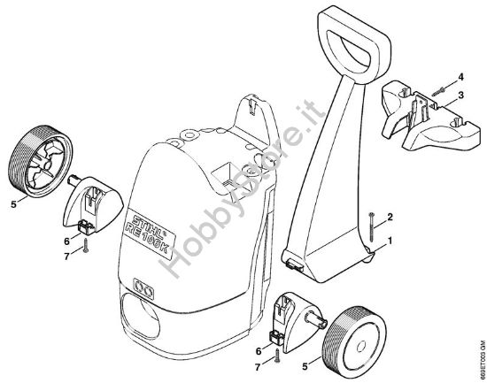 Carrello Idropulitrice elettrica (RE) RE 106 K della marca STIHL