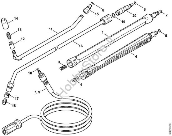 Accessori Idropulitrice elettrica (RE) RE 107 della marca STIHL