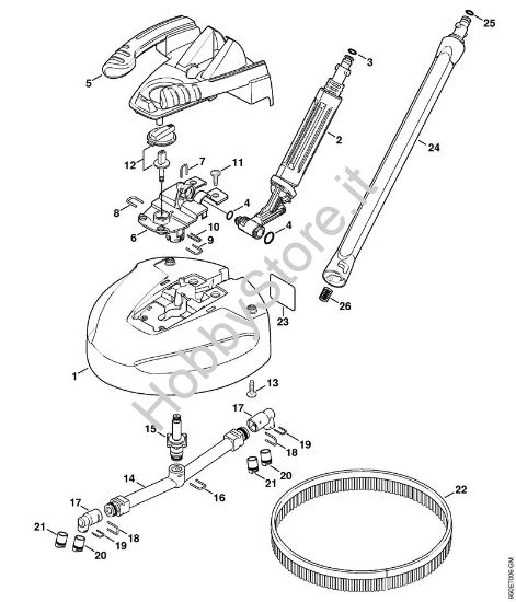 Appliciazioni pulitrice per superfici RA 101    06/2019 Idropulitrice elettrica (RE) RE 110 della marca STIHL