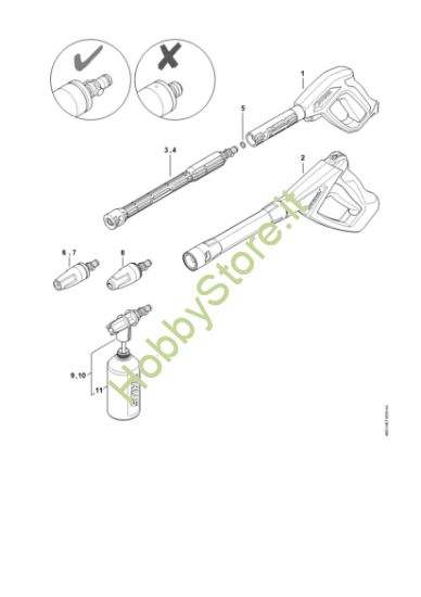 Picture of Pistola, tubo nebulizzatore RE 110 PLUS
