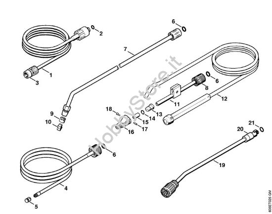 Attrezzi, accessorio a richiesta Idropulitrice elettrica (RE) RE 115 K della marca STIHL