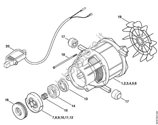 Elettromotore Idropulitrice elettrica (RE) RE 117 della marca STIHL