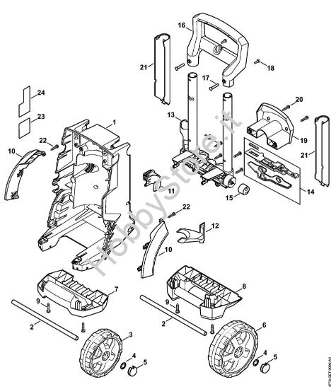 Carrello Idropulitrice elettrica (RE) RE 119 della marca STIHL
