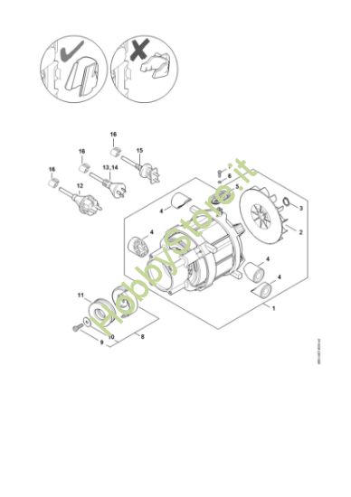 Picture of Elettromotore, Cavo di collegamento RE 120
