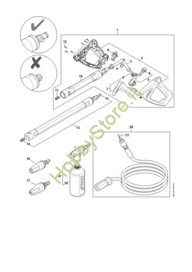 Picture of Pistola, tubo nebulizzatore RE 120