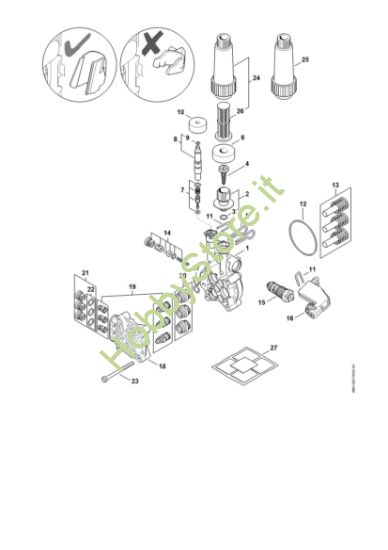 Picture of Pompa, blocco valvole RE 120