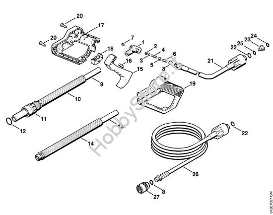 Pistola Idropulitrice elettrica (RE) RE 120 K della marca STIHL