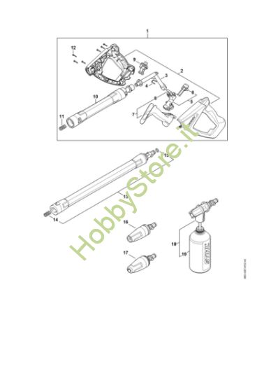 Picture of Pistola, tubo nebulizzatore RE 120 PLUS