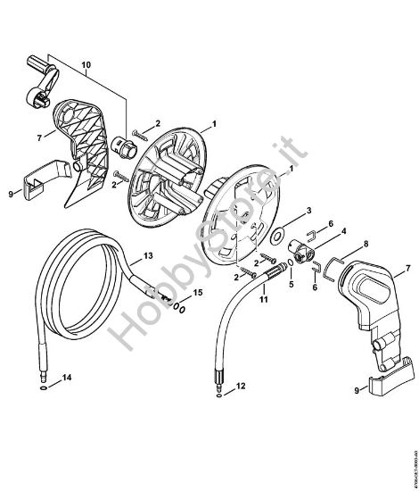 Tamburo avvolgi-flessibile RE 128 PLUS Idropulitrice elettrica (RE) RE 128 PLUS della marca STIHL