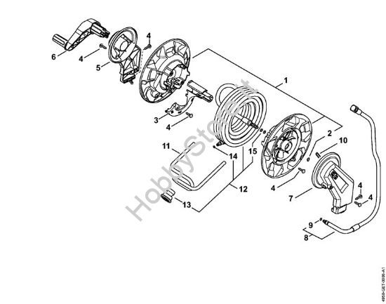 Tamburo avvolgi-flessibile Idropulitrice elettrica (RE) RE 140 PLUS della marca STIHL