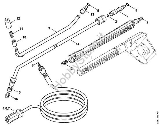 Accessori Idropulitrice elettrica (RE) RE 141 K della marca STIHL