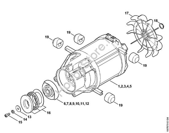 Elettromotore Idropulitrice elettrica (RE) RE 143 della marca STIHL