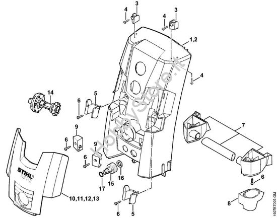 Cappottatura Idropulitrice elettrica (RE) RE 143 PLUS della marca STIHL