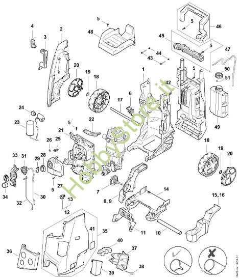 Picture of Carrello, Condotto aria, Cappottatura, Scatola interruttore RE 150 PLUS RE 150 PLUS