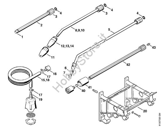 Attrezzi, accessorio a richiesta Idropulitrice elettrica (RE) RE 220 K della marca STIHL