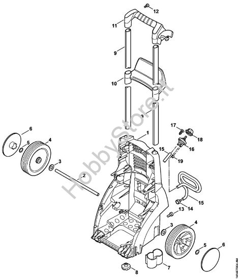 Carrello Idropulitrice elettrica (RE) RE 230 della marca STIHL