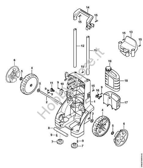 Carrello Idropulitrice elettrica (RE) RE 232 della marca STIHL
