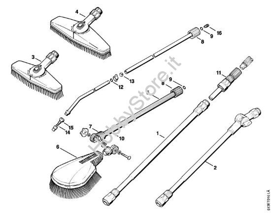 Attrezzi, accessorio a richiesta Idropulitrice elettrica (RE) RE 240 K della marca STIHL