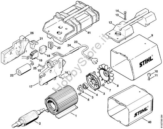 Elettromotore RE 220 K, 240 K, interruttore a pedale RE 240 K Idropulitrice elettrica (RE) RE 240 K della marca STIHL