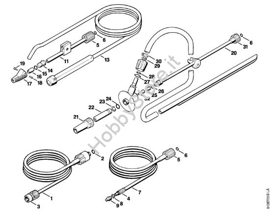 Attrezzi, accessorio a richiesta Idropulitrice elettrica (RE) RE 260 K della marca STIHL