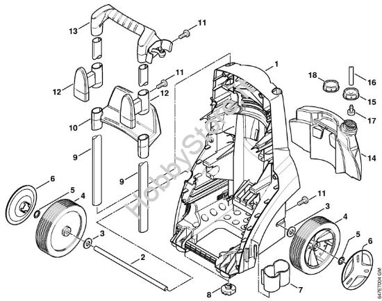 Carrello Idropulitrice elettrica (RE) RE 281 della marca STIHL