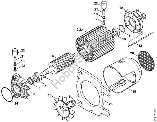 Elettromotore Idropulitrice elettrica (RE) RE 281 della marca STIHL