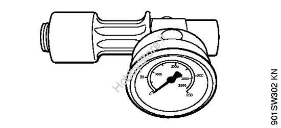 Manometro per prove M24x1,5 Idropulitrice elettrica (RE) RE 281 della marca STIHL