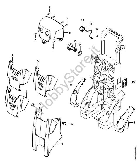 Cappottatura Idropulitrice elettrica (RE) RE 282 PLUS della marca STIHL
