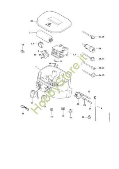 Picture of Cassetta di distribuzione, cavo di collegamento RE 282 PLUS