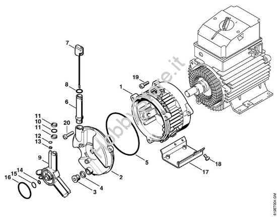 Pompa Idropulitrice elettrica (RE) RE 310 K della marca STIHL