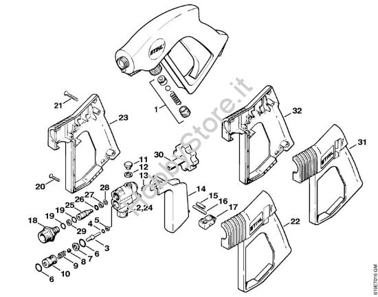Pistola Idropulitrice elettrica (RE) RE 440 K della marca STIHL