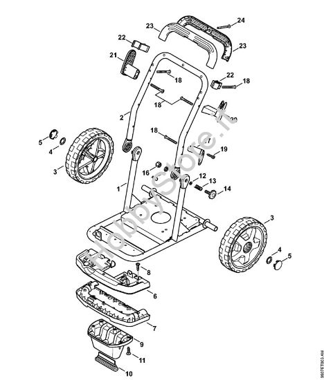 Carrello Idropulitrice elettrica (RE) RE 462 della marca STIHL