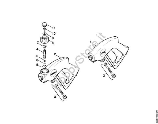 Pistola Idropulitrice elettrica (RE) RE 500 W della marca STIHL