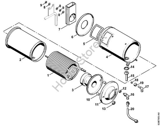 Scambiatore di calore Idropulitrice elettrica (RE) RE 500 W della marca STIHL