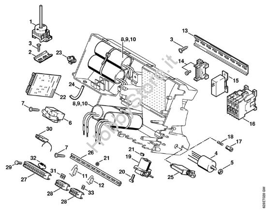 Cassetta di distribuzione Idropulitrice elettrica (RE) RE 530 W della marca STIHL